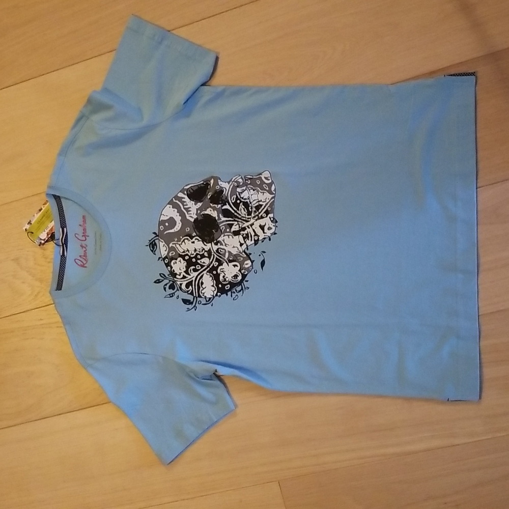 Robert Graham Bed of Skulls Tee Shirt